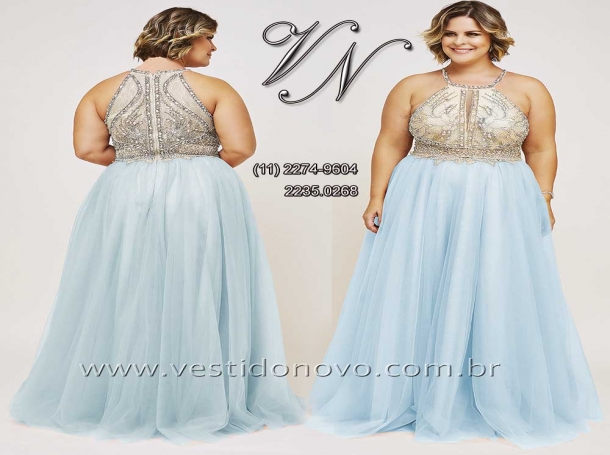 vestidos para bodas de prata plus size